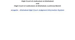 Desktop Screenshot of elegalix.allahabadhighcourt.in